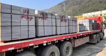 武汉 芝麻灰地铺石出货日常