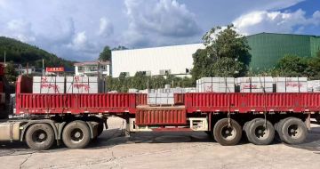 武汉 芝麻灰花岗岩地铺石出货日常