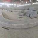 武汉 芝麻白异形坐凳，自然面光面弧形加工