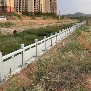 武汉 白麻河道栏杆效果展示图