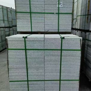 武汉 芝麻白火烧，园林广场市政工程地铺石，1.8~5.0厚均有现货