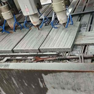 武汉 芝麻白花岗岩荔枝面盲道雕刻