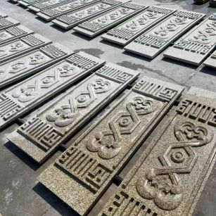 武汉 黄金麻花岗岩外墙雕刻板