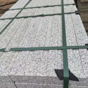 武汉 白麻花岗岩直行盲道石，盲条，地铺石