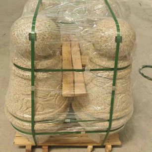 武汉 黄金麻异形定制雕花——棒棒糖挡车柱