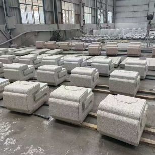 武汉 白麻花岗岩异形加工-石凳，坐凳