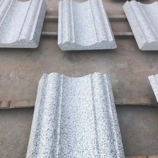 武汉 白麻花岗岩光面别墅线条