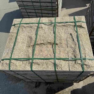 武汉 黄金麻花岗岩石材自然面蘑菇石成品