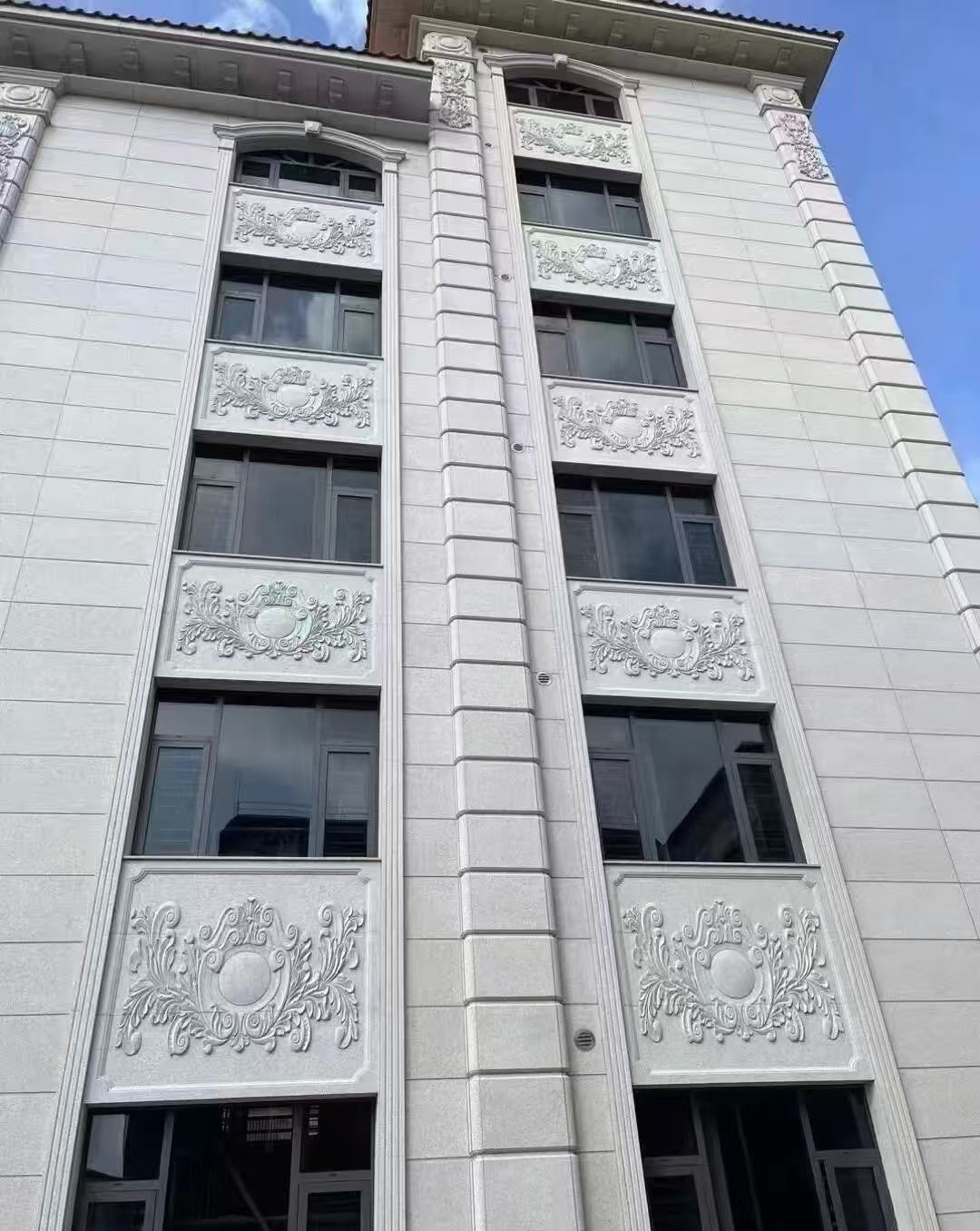 武汉 白麻荔枝面花岗岩别墅外墙干挂