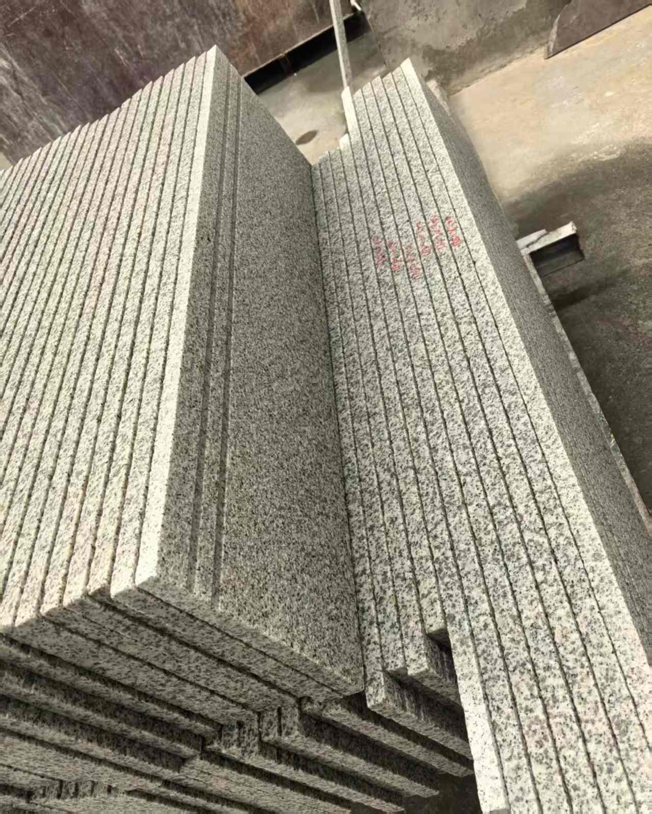 武汉 白麻荔枝面花岗岩楼梯踏步