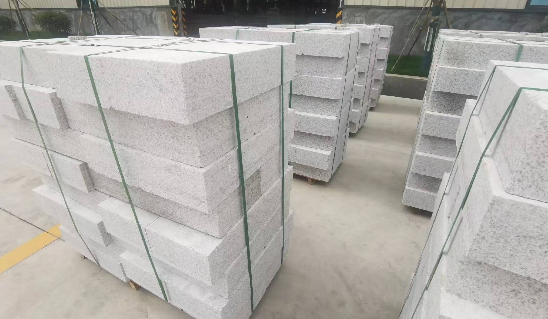 武汉 白麻花岗岩路沿石，立缘石，平缘石，路牙石，道牙石，马路牙子等